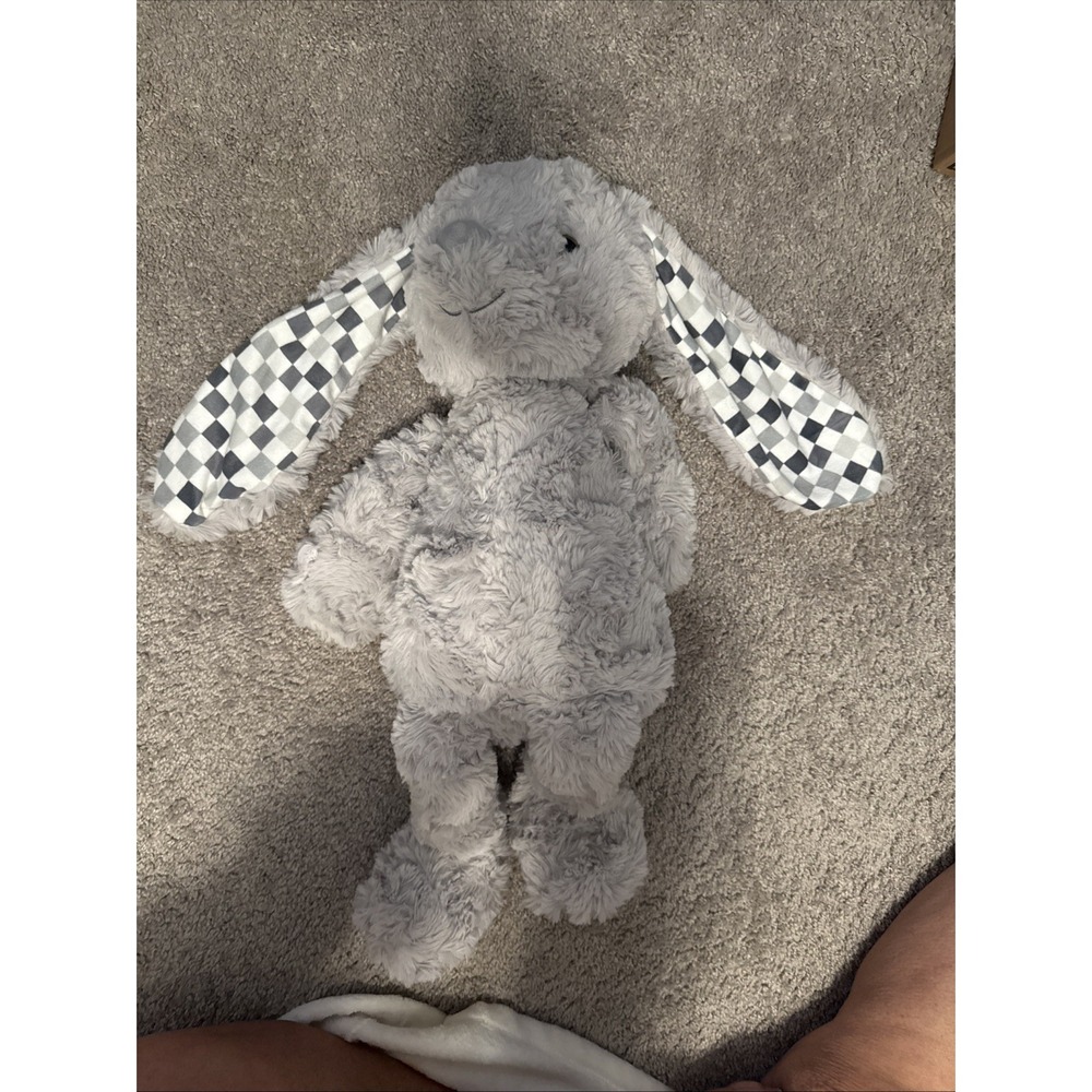 Dan Dee Collectors Choice Gray Bunny Plush 25"